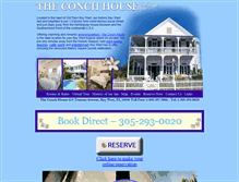 Tablet Screenshot of conchhouse.com